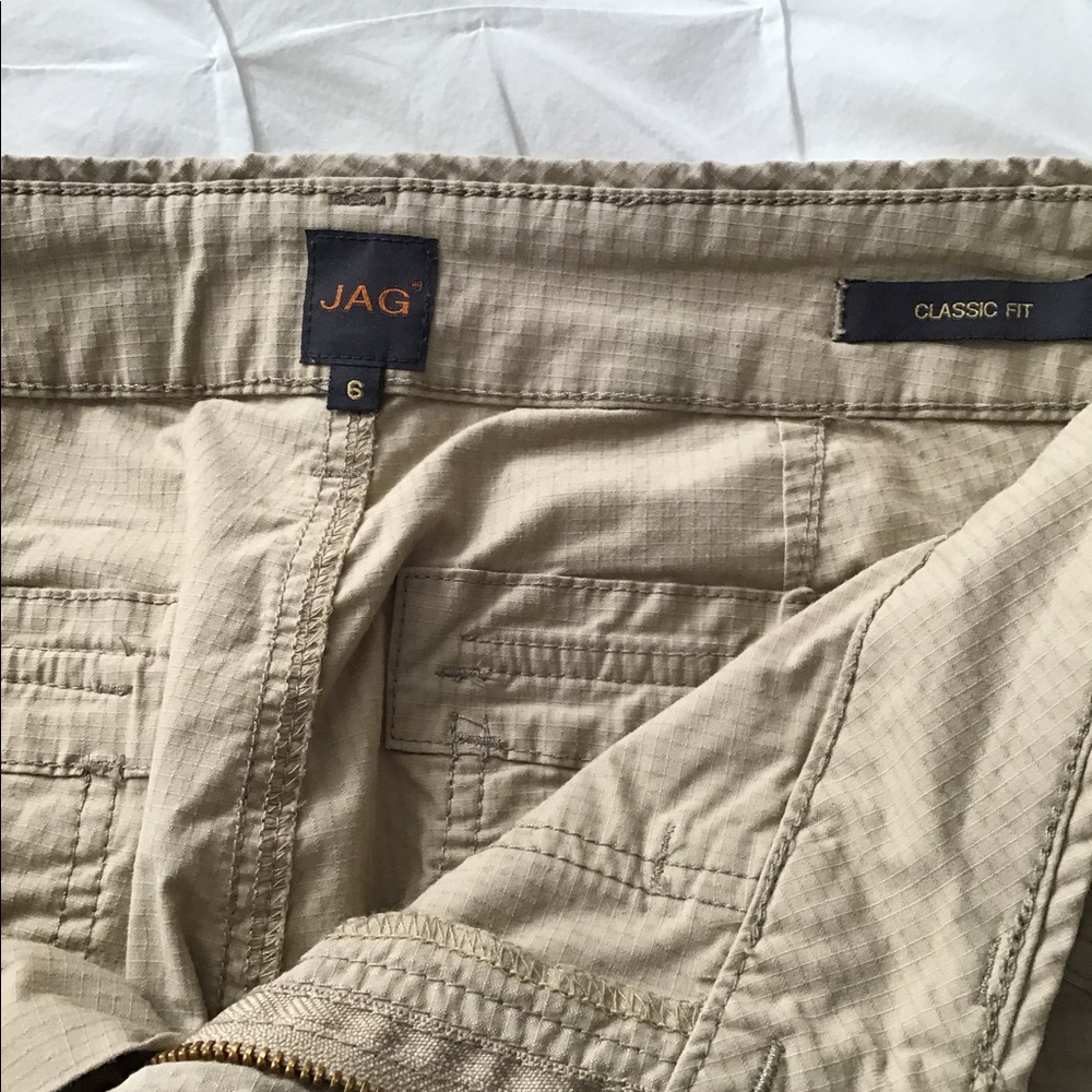 Jag Jeans size 6 women’s Khaki tan Capris Pants